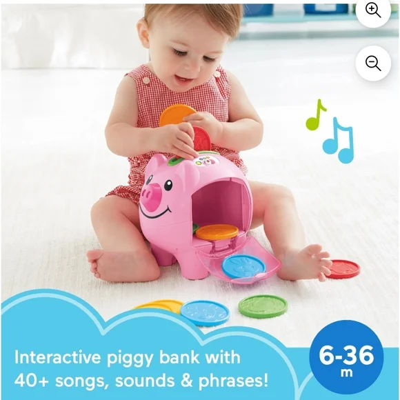Fisher Price Laugh & Learn Piggy Bank - Picture 6 of 8